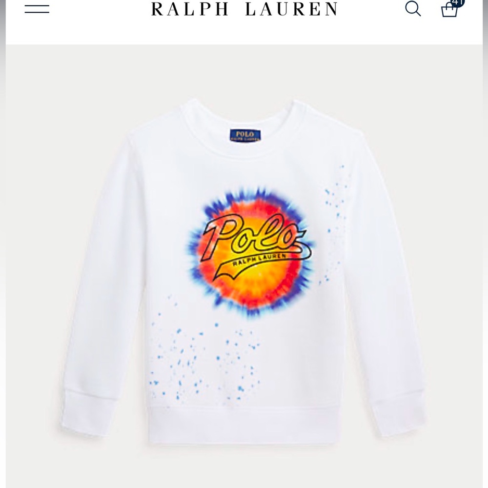 POLO Ralph Lauren NWOT tie-dye sweatshirt